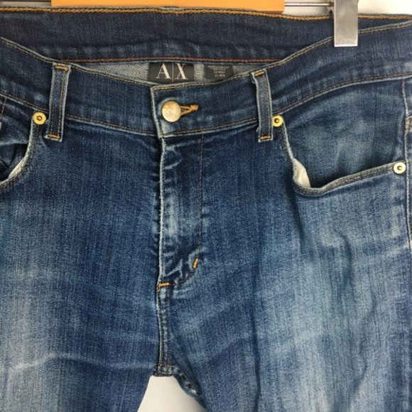ARMANI EXCHANGE J130 Ultra Slim Distressed Jeans - Picture 3 of 9